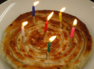 長い餃子ロウソクver