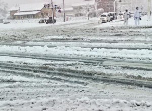 群馬県前橋市は本日大雪です