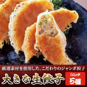 大きな生餃子