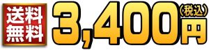 送料無料 3,400円