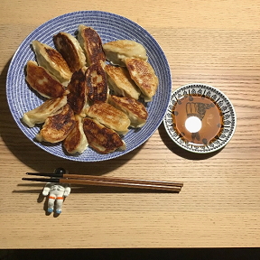 4日目はむぎぶた餃子