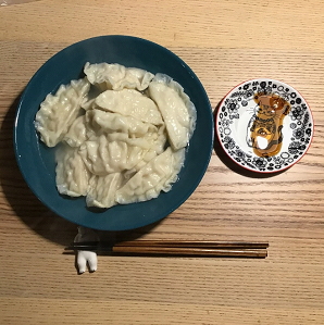 2日目はえび餃子