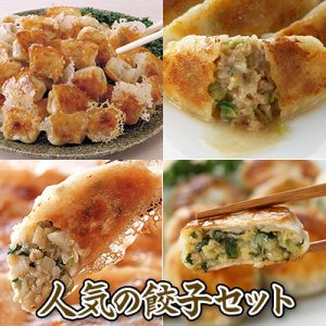 人気の餃子セット